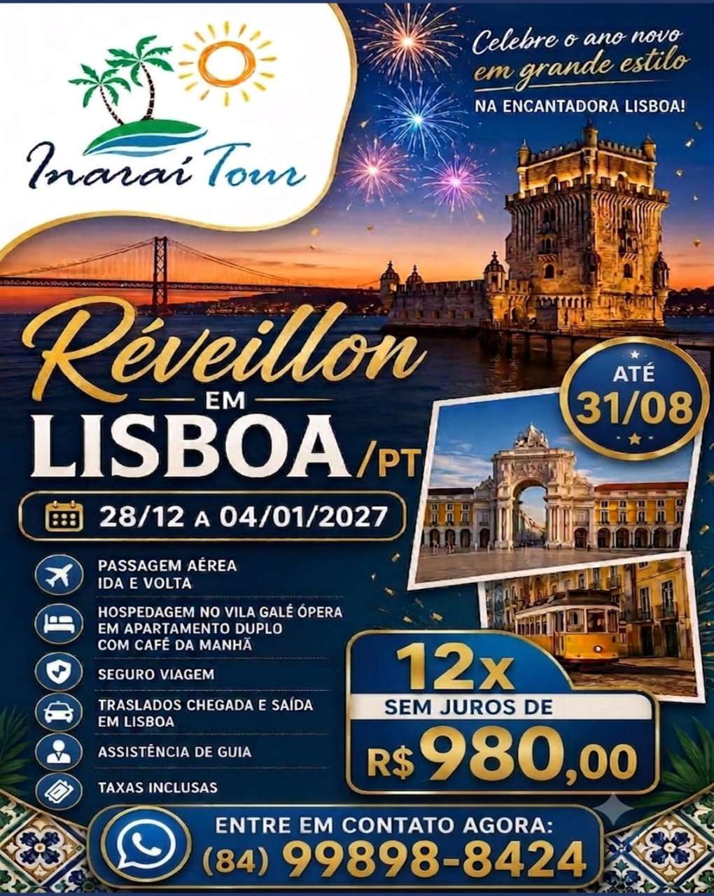 REVEILLON EM LISBOA – PORTUGAL 