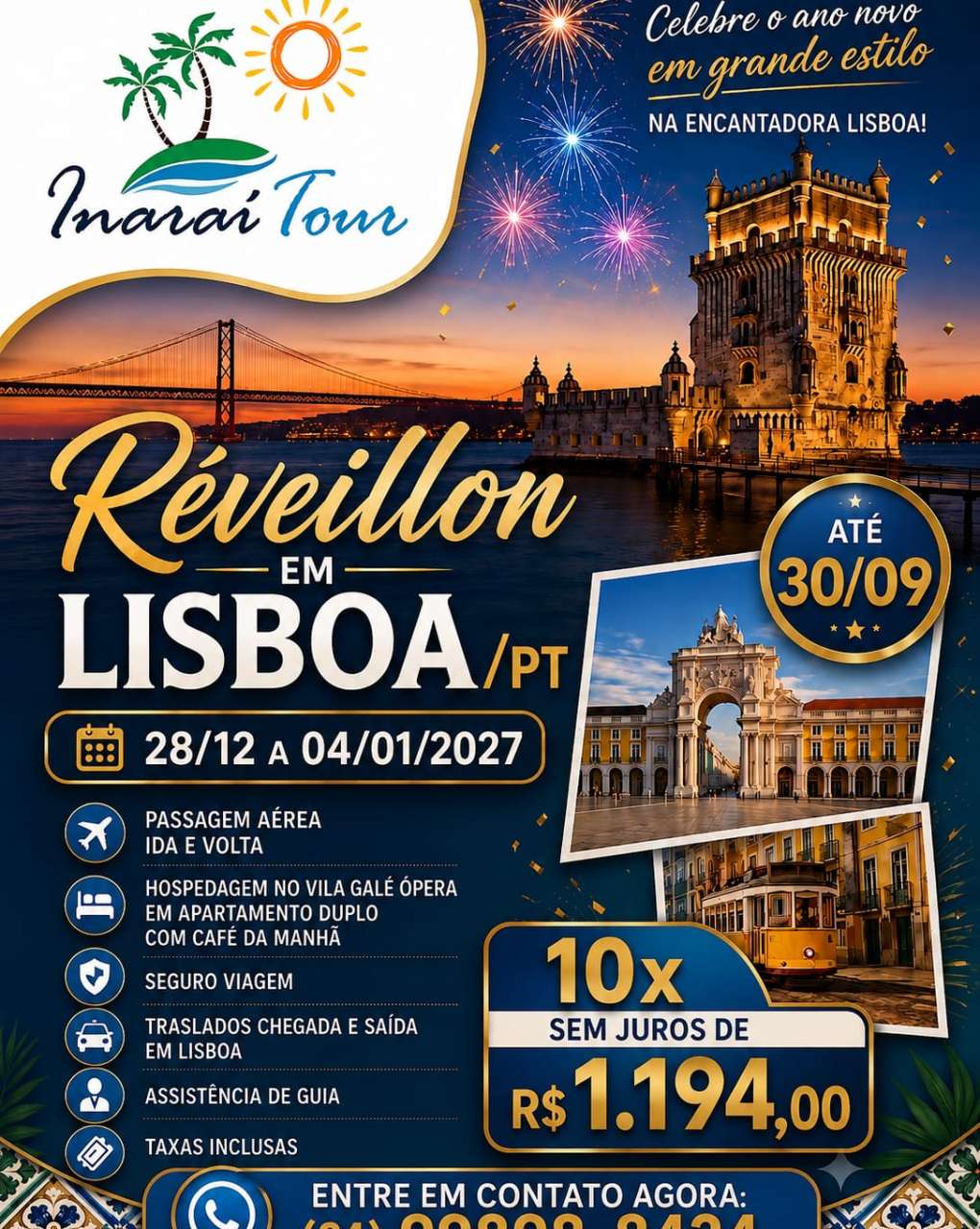 REVEILLON EM LISBOA – PORTUGAL 